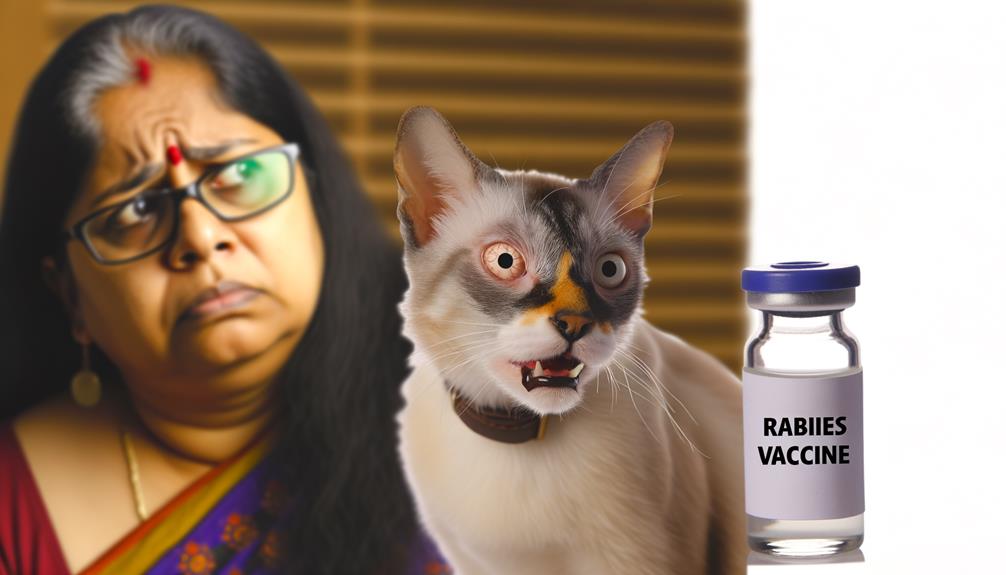 cat rabies warning signs