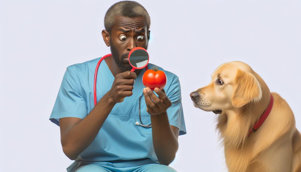 dogs and tomatoes safety