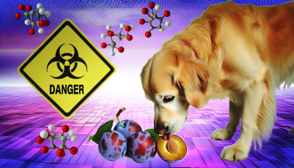 plum dangers for dogs