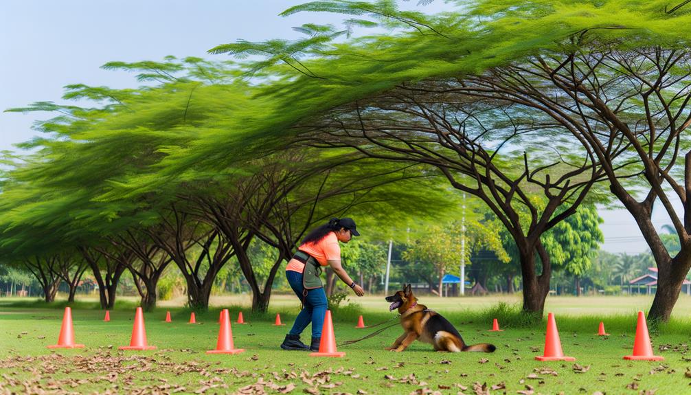 advanced dog training command