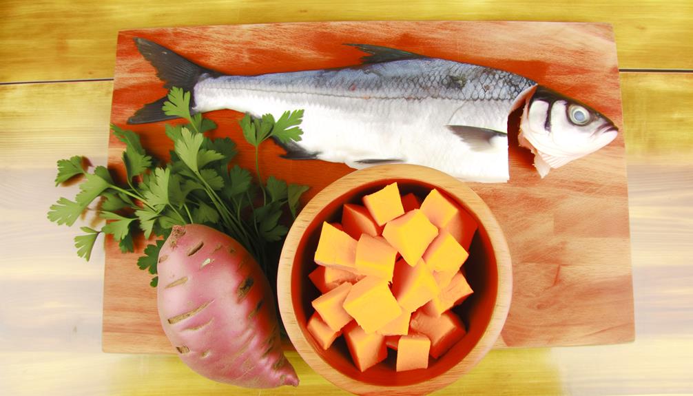 delicious fish and potatoes