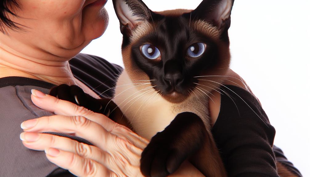 distinctive siamese cat breed