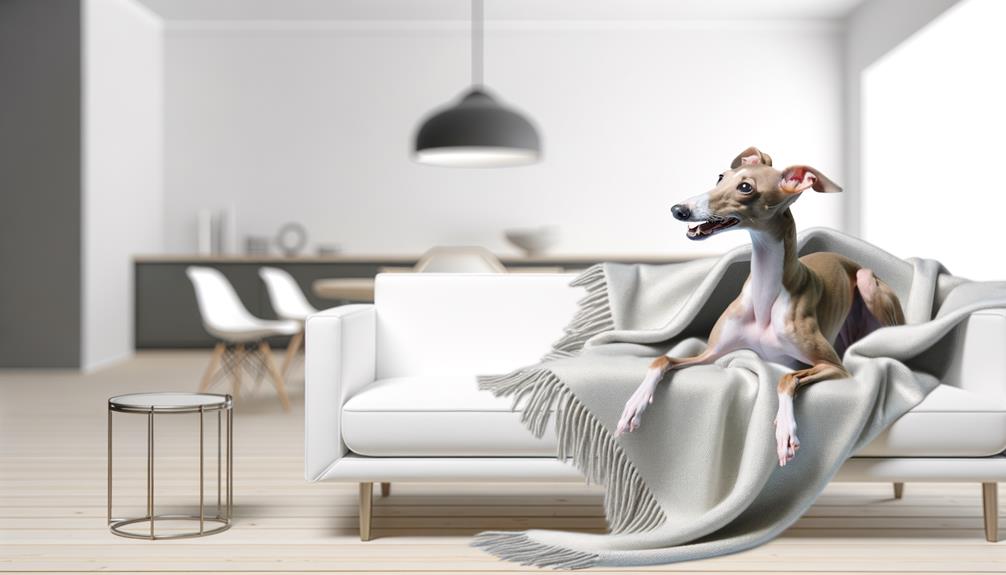 elegant italian greyhound beauty