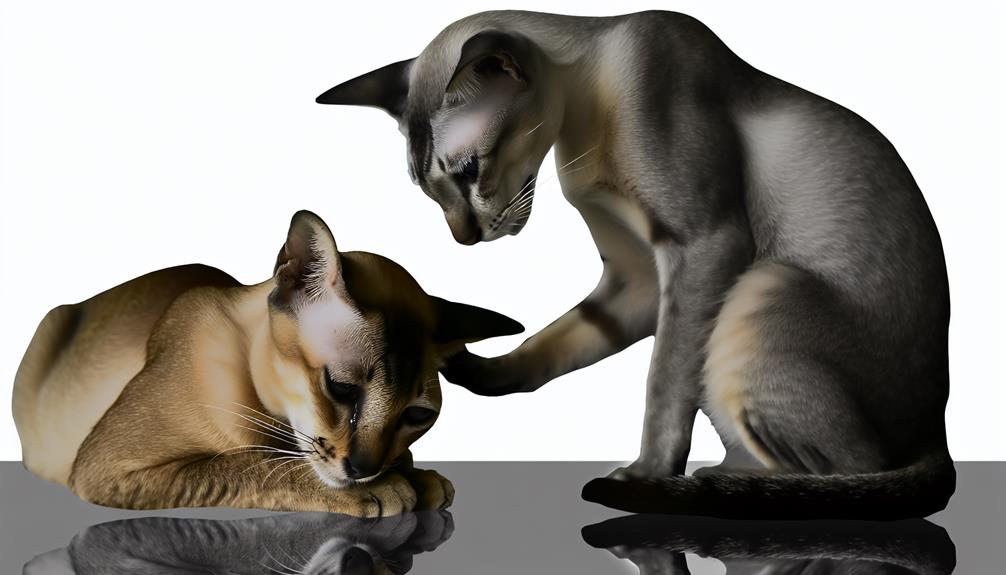 feline reactions to loss