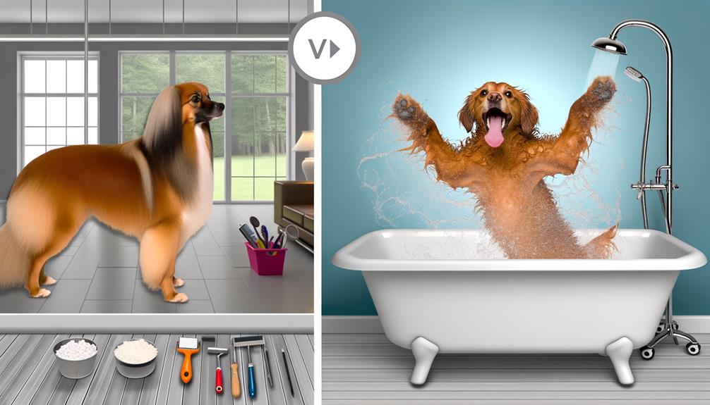 grooming comparison professional vs home