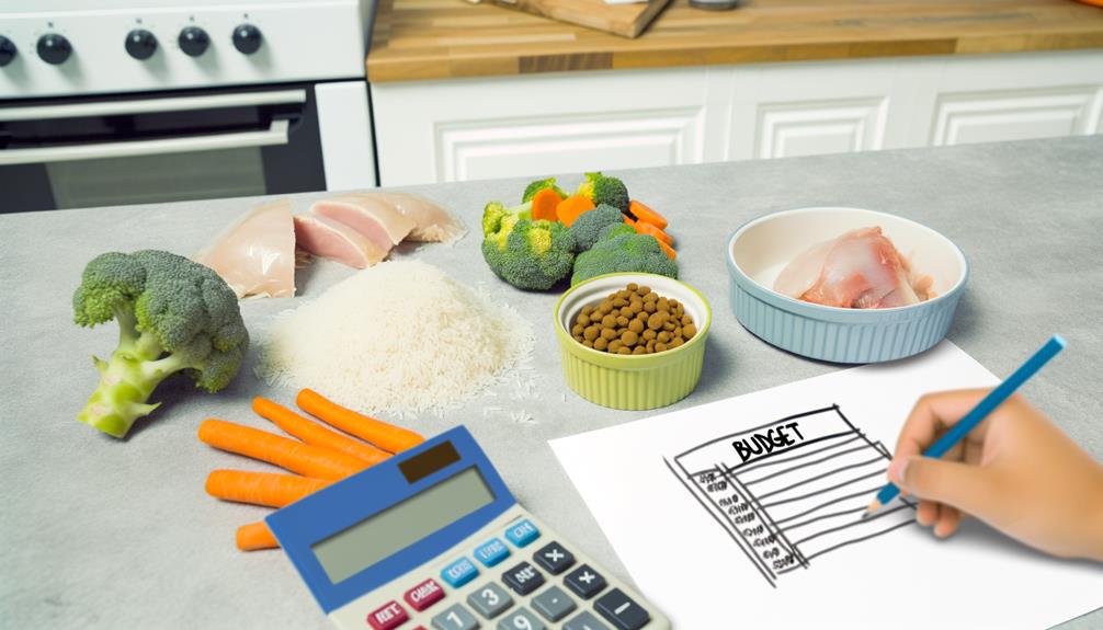 homemade dog food budget