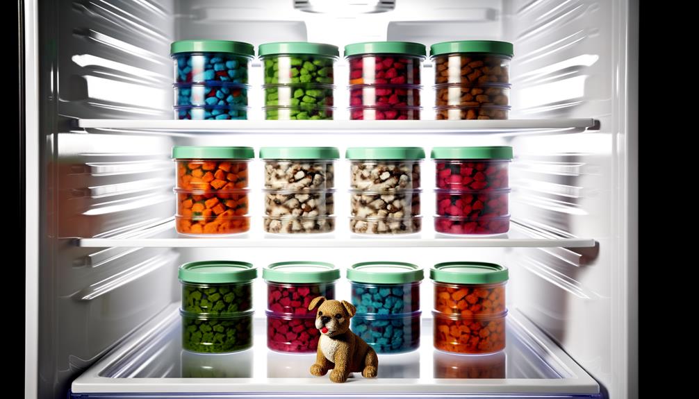 storing homemade puppy food