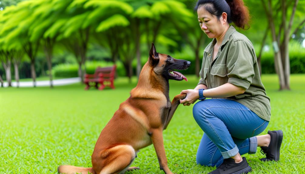 training belgian malinois breed