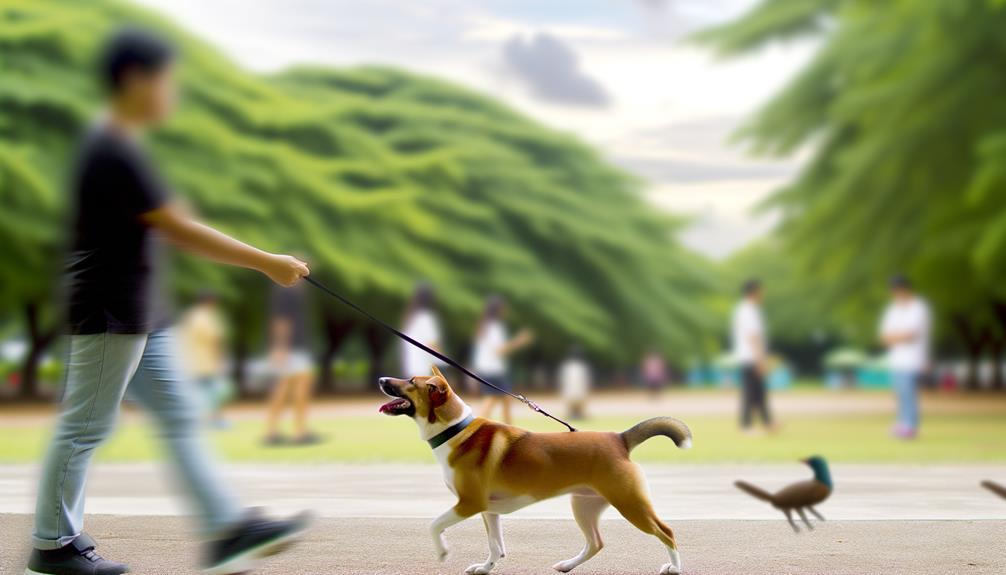 training dogs to heel