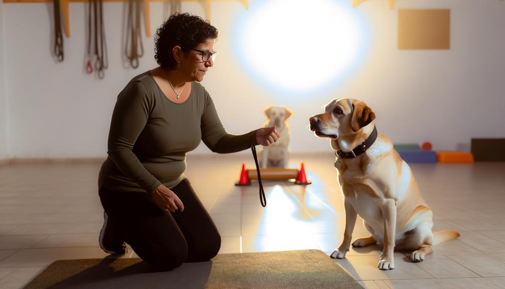 training dogs to stay