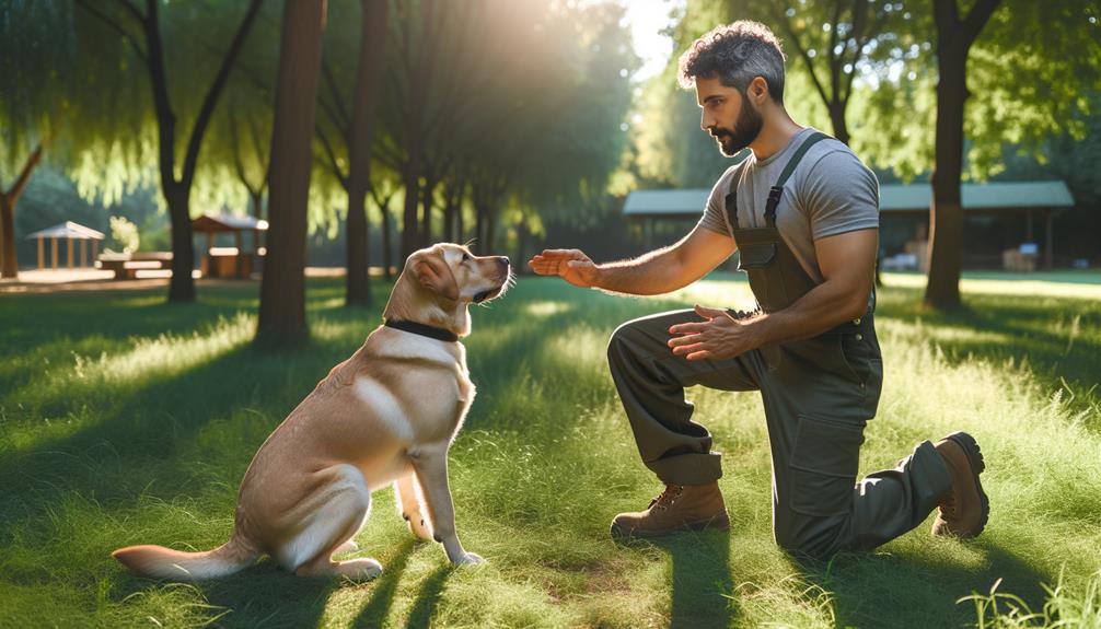 training dogs with precision